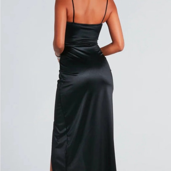 Marissa Formal Sarin Cowl Neck Dress (Black) (Medium) - Picture 2 of 3